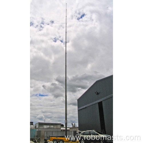 Non-locking Mast Aerial Telescoping Pole